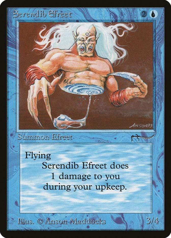 Magic: The Gathering MTG Single Serendib Efreet [Arabian Nights]