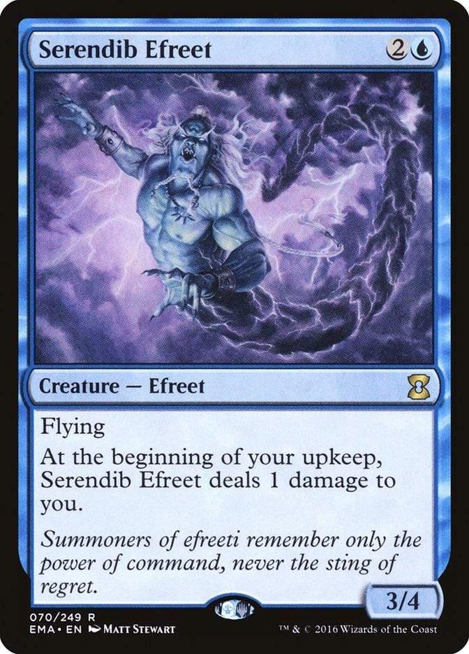 Magic: The Gathering MTG Single Serendib Efreet [Eternal Masters]