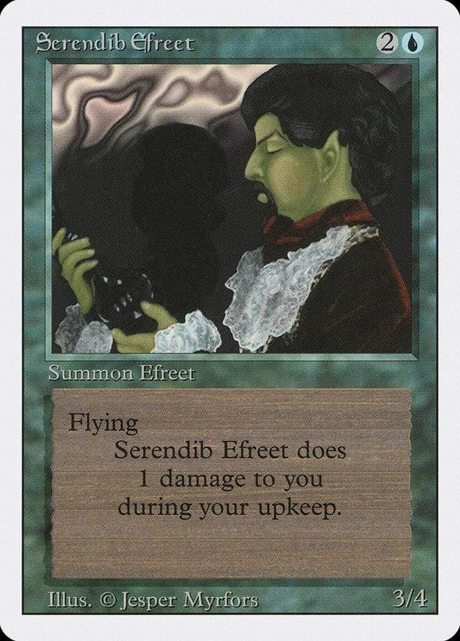Magic: The Gathering MTG Single Serendib Efreet [Revised Edition]
