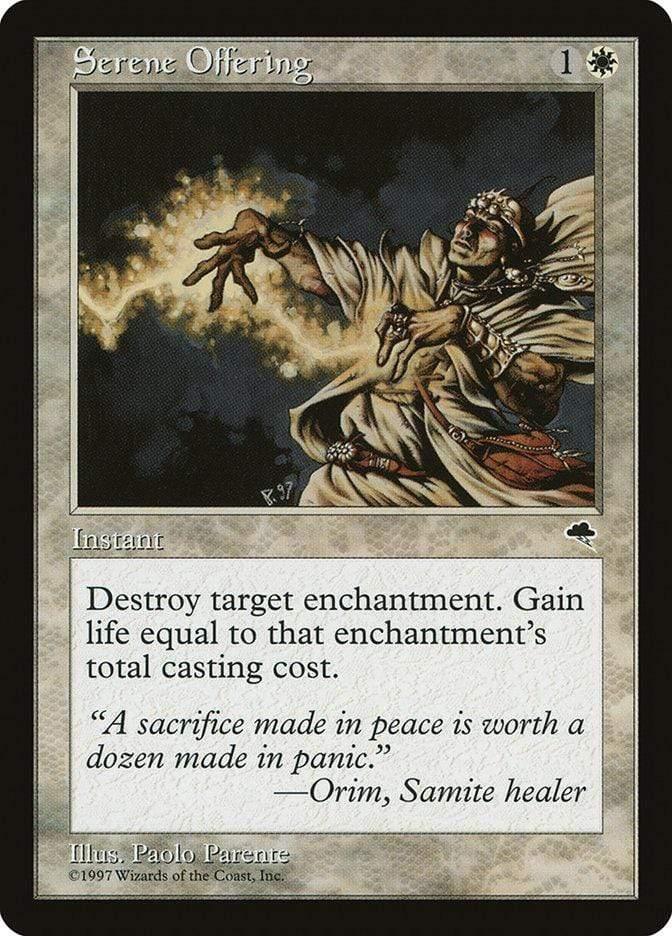Magic: The Gathering MTG Single Serene Offering [Tempest]