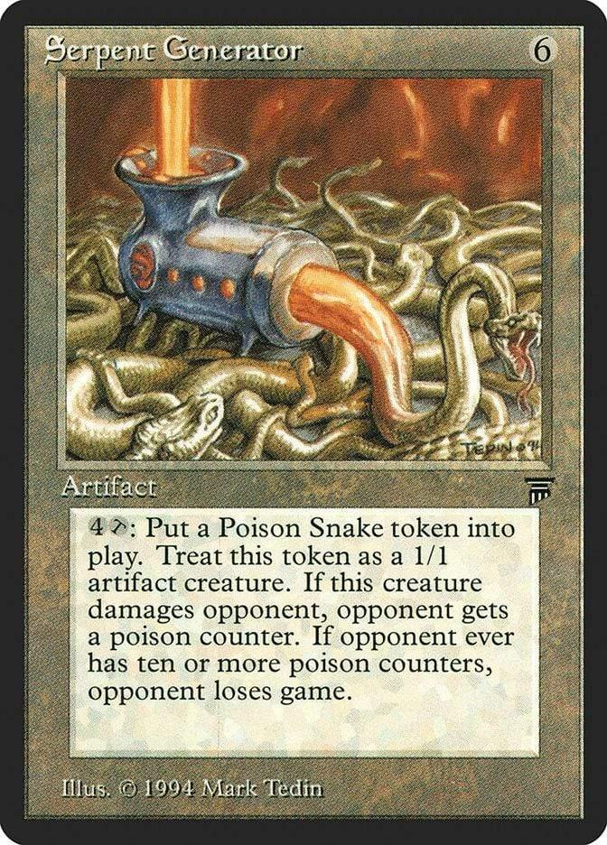 Magic: The Gathering MTG Single Serpent Generator [Legends]
