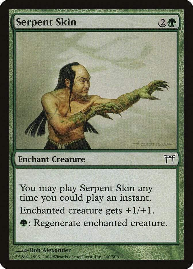 Magic: The Gathering MTG Single Serpent Skin [Champions of Kamigawa]