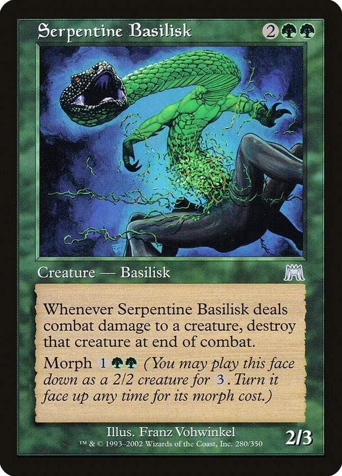 Magic: The Gathering MTG Single Serpentine Basilisk [Onslaught]