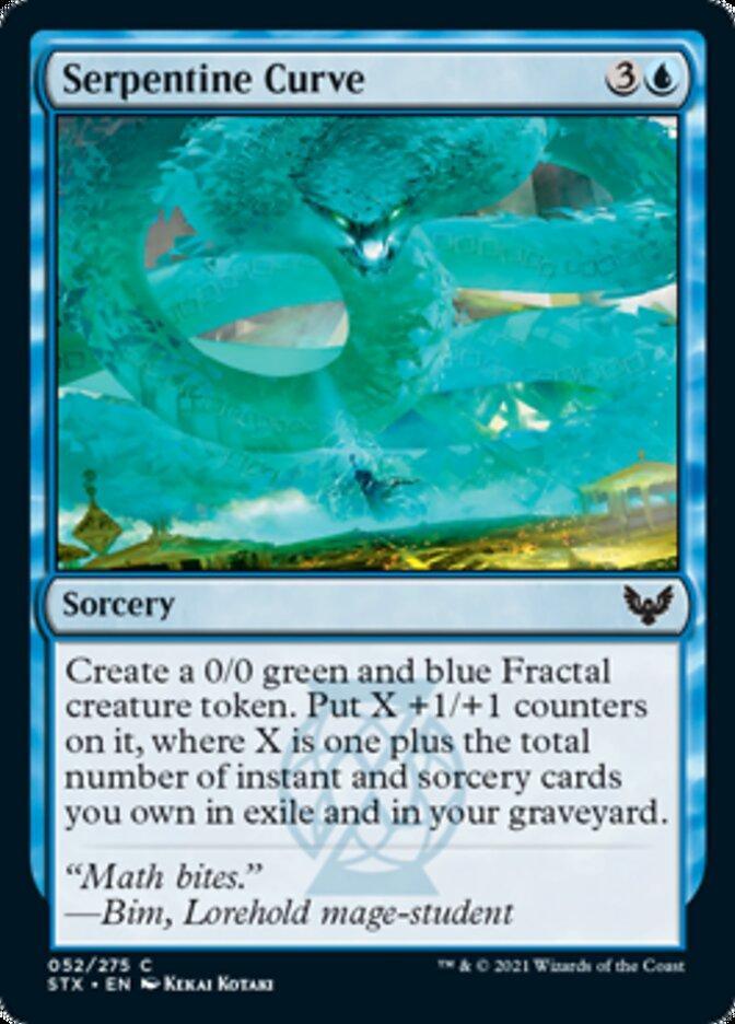 Magic: The Gathering MTG Single Serpentine Curve [Strixhaven: School of Mages]