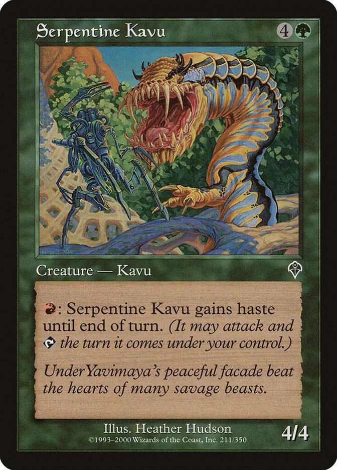 Magic: The Gathering MTG Single Serpentine Kavu [Invasion]