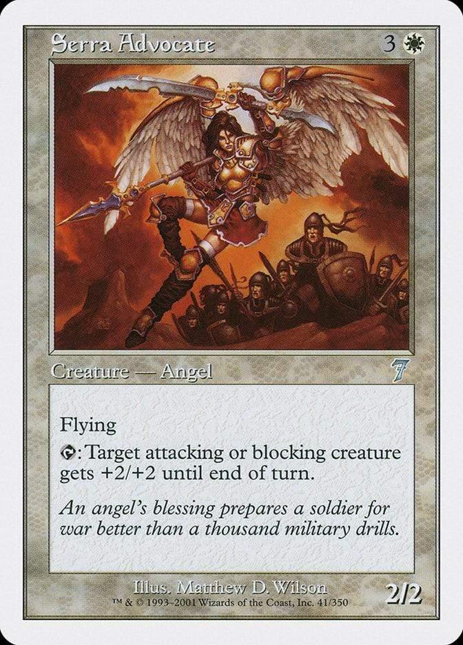 Magic: The Gathering MTG Single Serra Advocate [Seventh Edition]