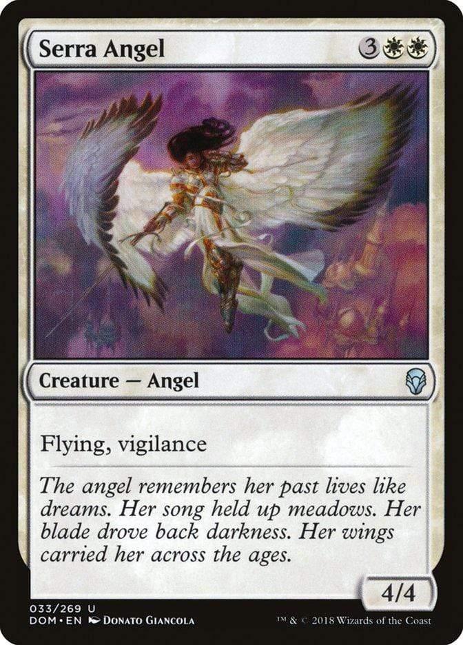 Magic: The Gathering MTG Single Serra Angel [Dominaria]