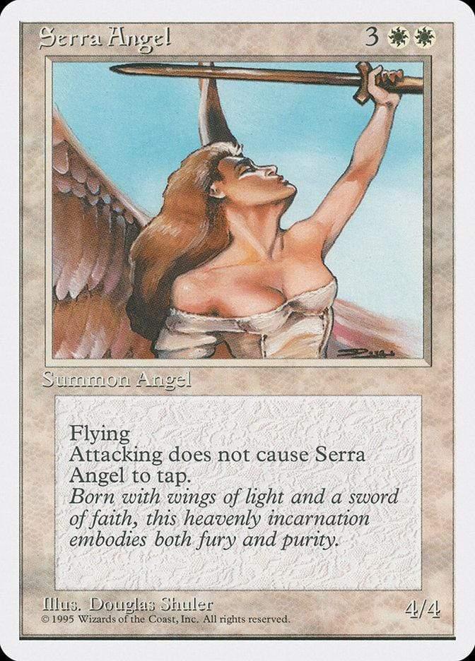 Magic: The Gathering MTG Single Serra Angel [Fourth Edition]