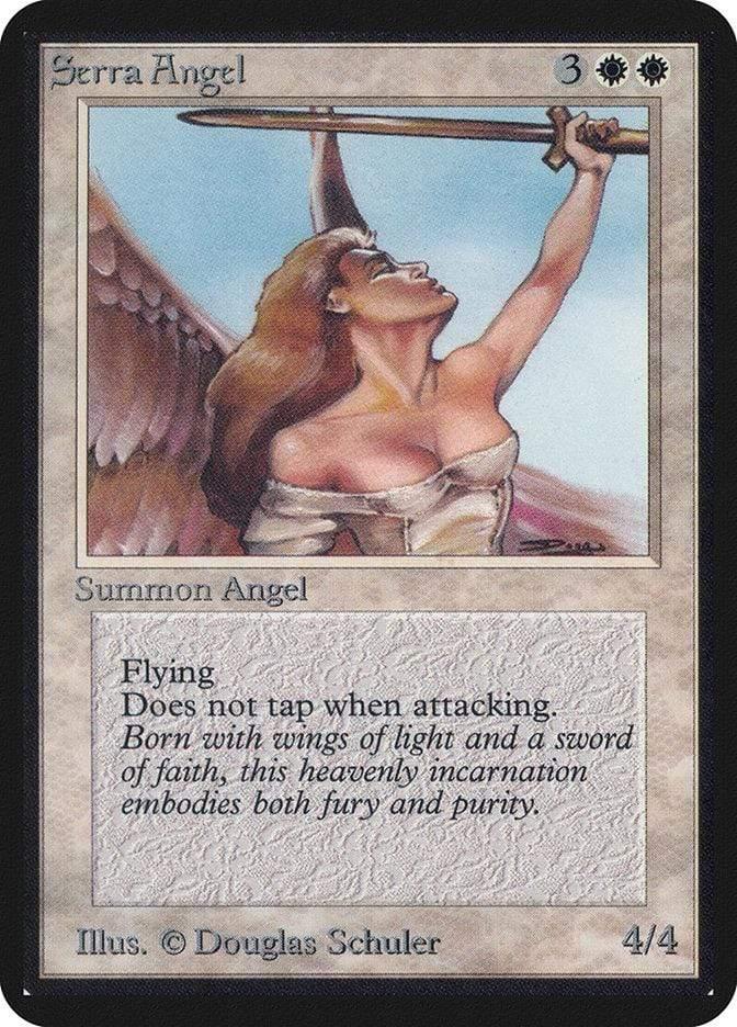Magic: The Gathering MTG Single Serra Angel [Limited Edition Alpha]