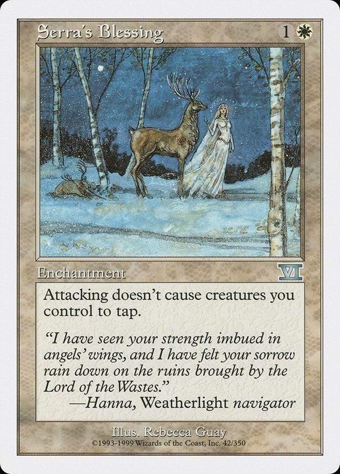 Magic: The Gathering MTG Single Serra's Blessing [Classic Sixth Edition]