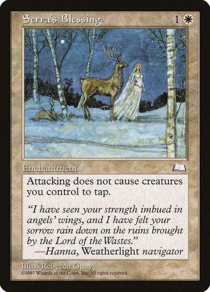 Magic: The Gathering MTG Single Serra's Blessing [Weatherlight]
