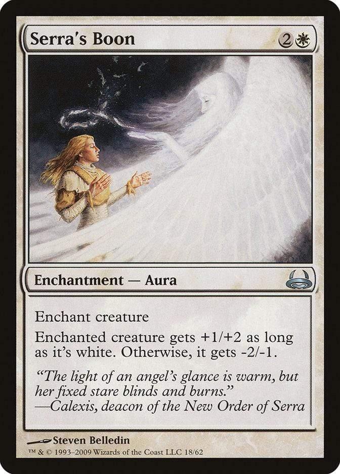 Magic: The Gathering MTG Single Serra's Boon [Duel Decks: Divine vs. Demonic]