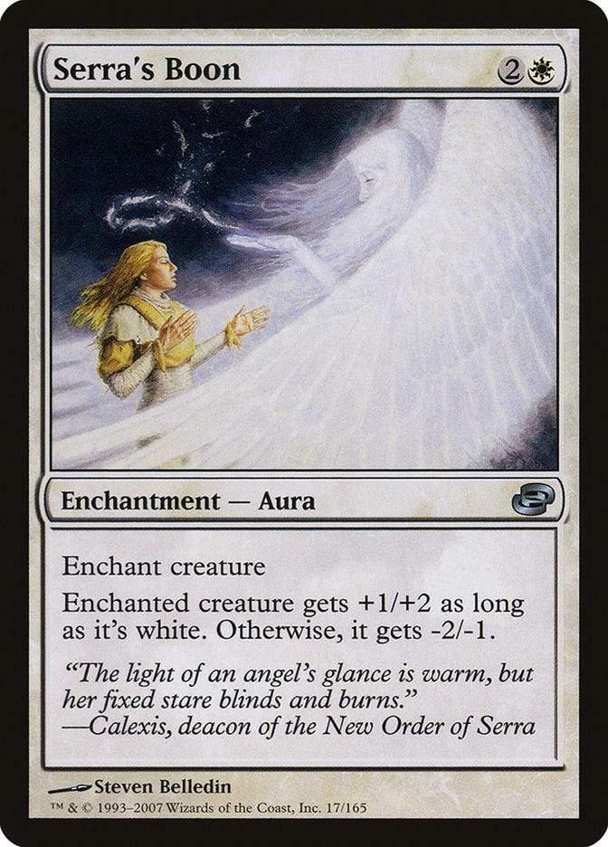 Magic: The Gathering MTG Single Serra's Boon [Planar Chaos]