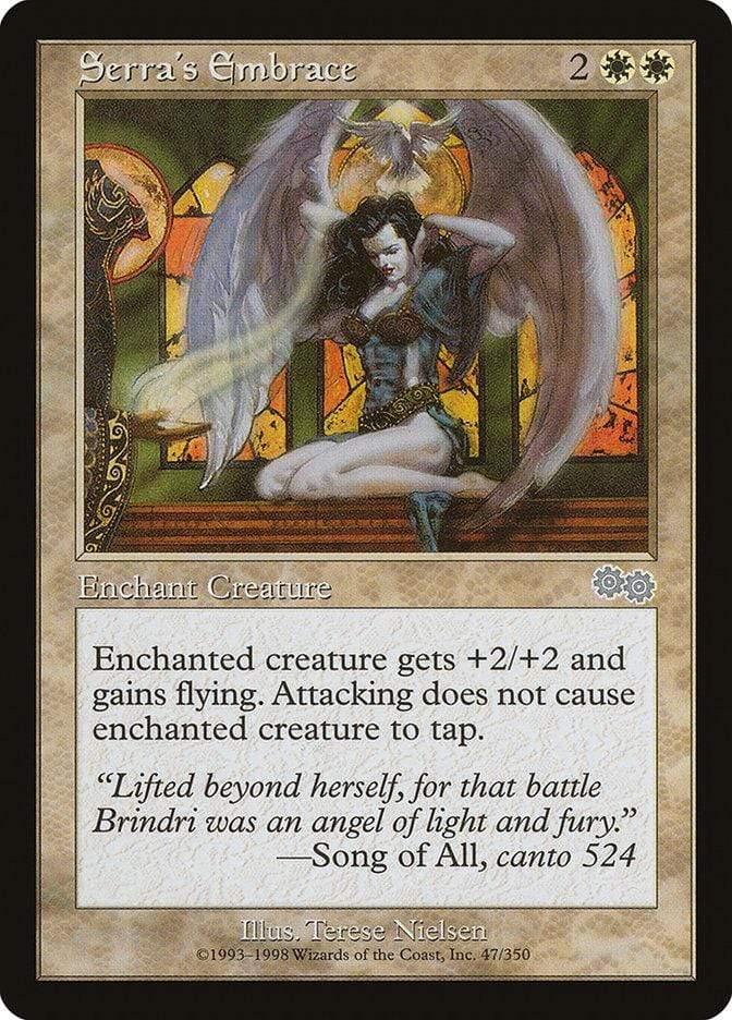Magic: The Gathering MTG Single Serra's Embrace [Urza's Saga]