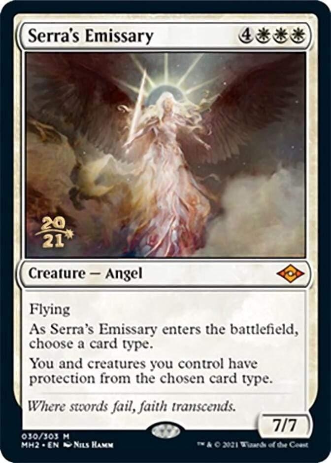 Magic: The Gathering MTG Single Serra's Emissary [Modern Horizons 2 Prerelease Promos]