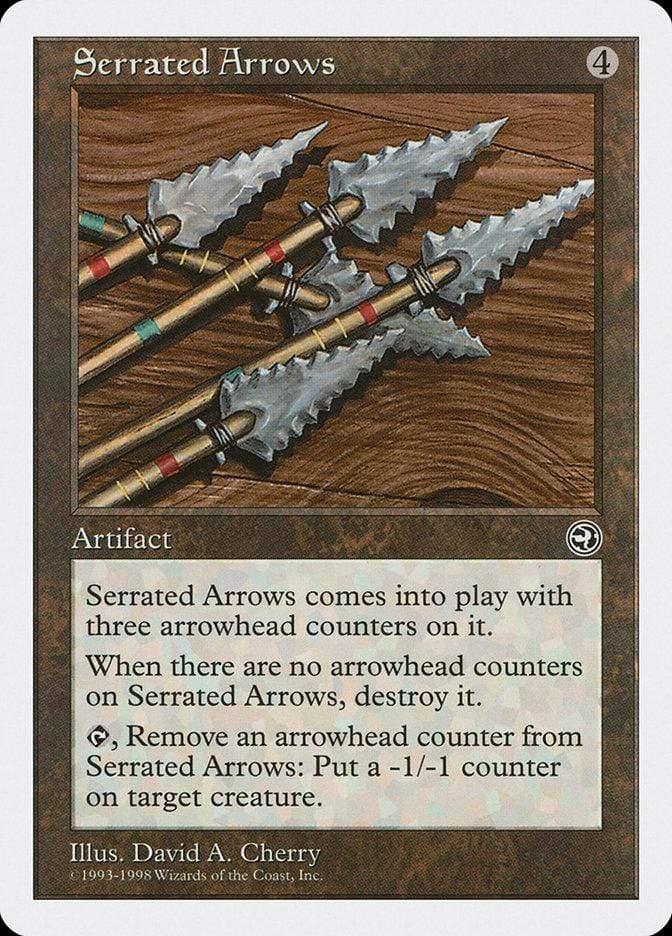 Magic: The Gathering MTG Single Serrated Arrows [Anthologies]