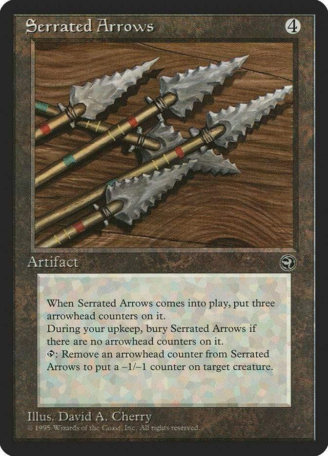 Magic: The Gathering MTG Single Serrated Arrows [Homelands]