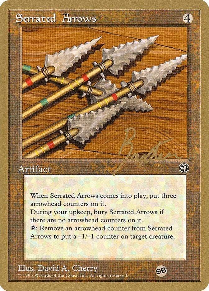 Magic: The Gathering MTG Single Serrated Arrows [Pro Tour Collector Set]