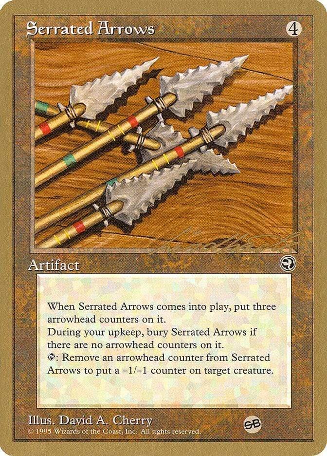 Magic: The Gathering MTG Single Serrated Arrows [Pro Tour Collector Set]
