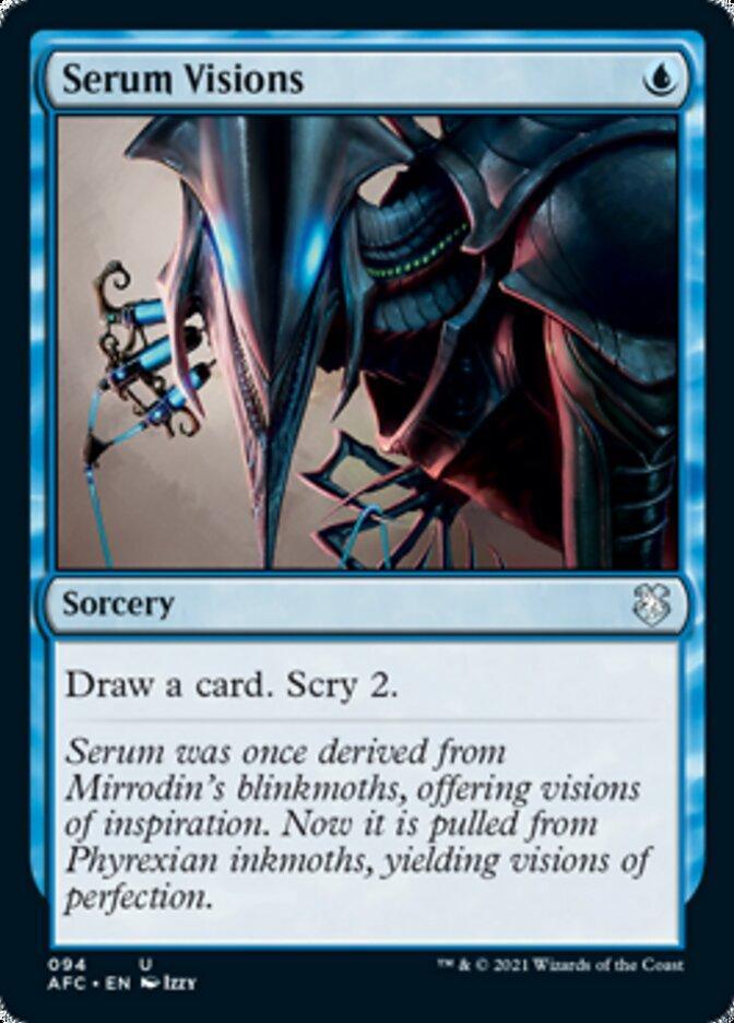 Magic: The Gathering MTG Single Serum Visions [Dungeons & Dragons: Adventures in the Forgotten Realms Commander]