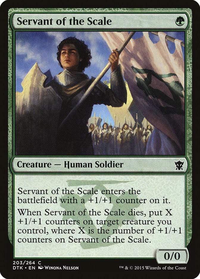 Magic: The Gathering MTG Single Servant of the Scale [Dragons of Tarkir]