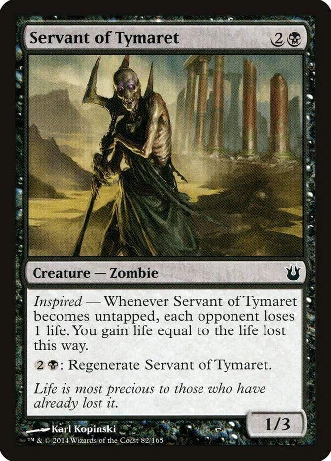 Magic: The Gathering MTG Single Servant of Tymaret [Born of the Gods]