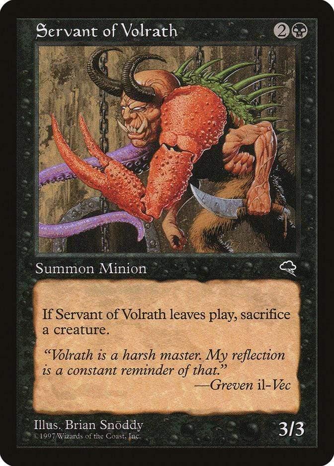 Magic: The Gathering MTG Single Servant of Volrath [Tempest]
