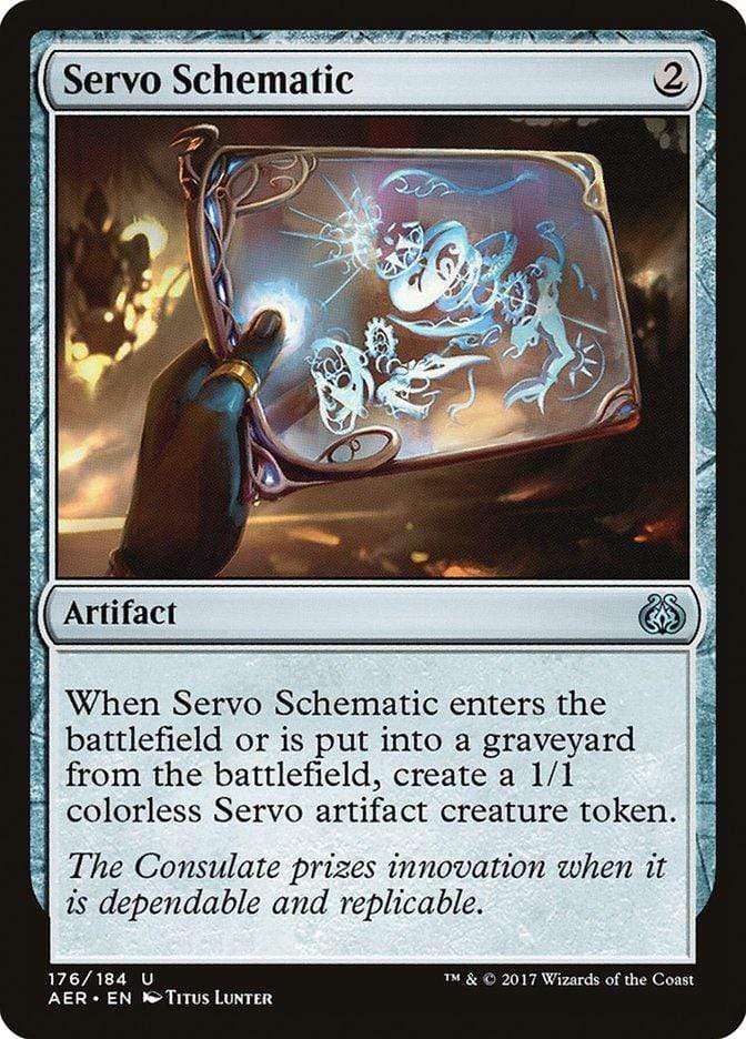 Magic: The Gathering MTG Single Servo Schematic [Aether Revolt]