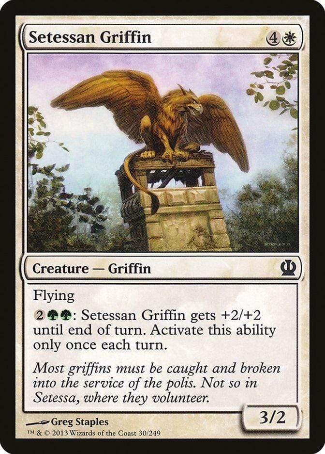 Magic: The Gathering MTG Single Setessan Griffin [Theros]