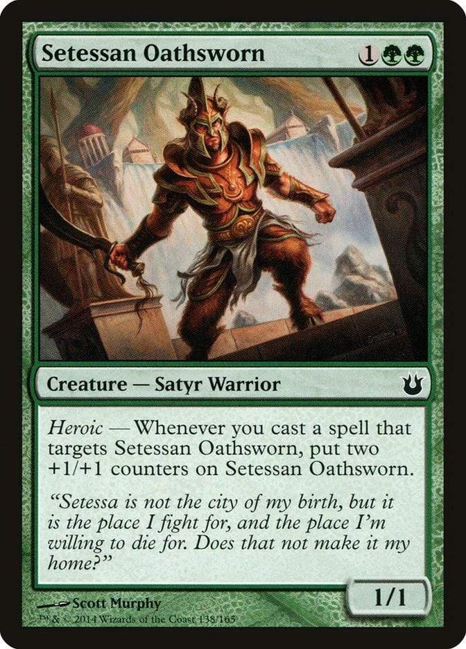 Magic: The Gathering MTG Single Setessan Oathsworn [Born of the Gods]
