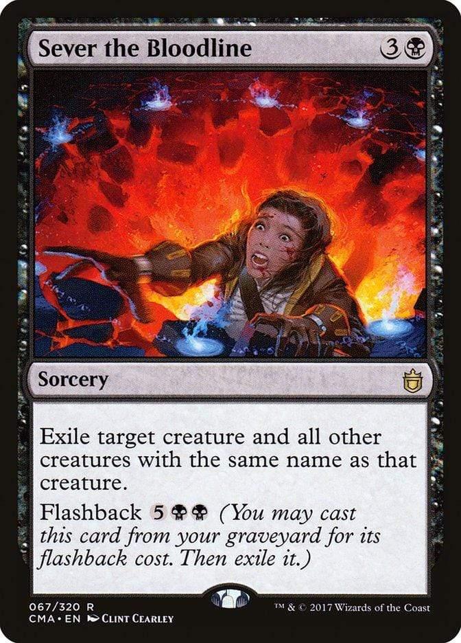 Magic: The Gathering MTG Single Sever the Bloodline [Commander Anthology]