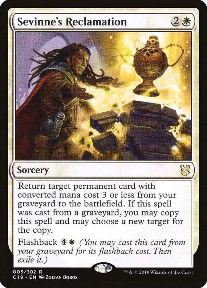 Magic: The Gathering MTG Single Sevinne's Reclamation [Commander 2019]