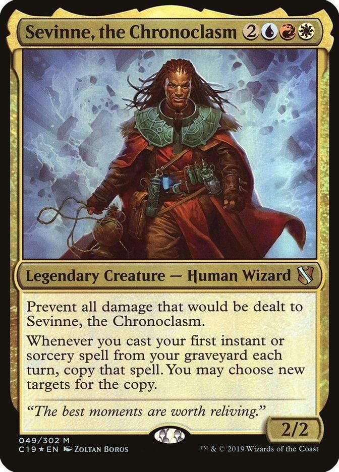Magic: The Gathering MTG Single Sevinne, the Chronoclasm (Oversized) [Commander 2019 Oversized]