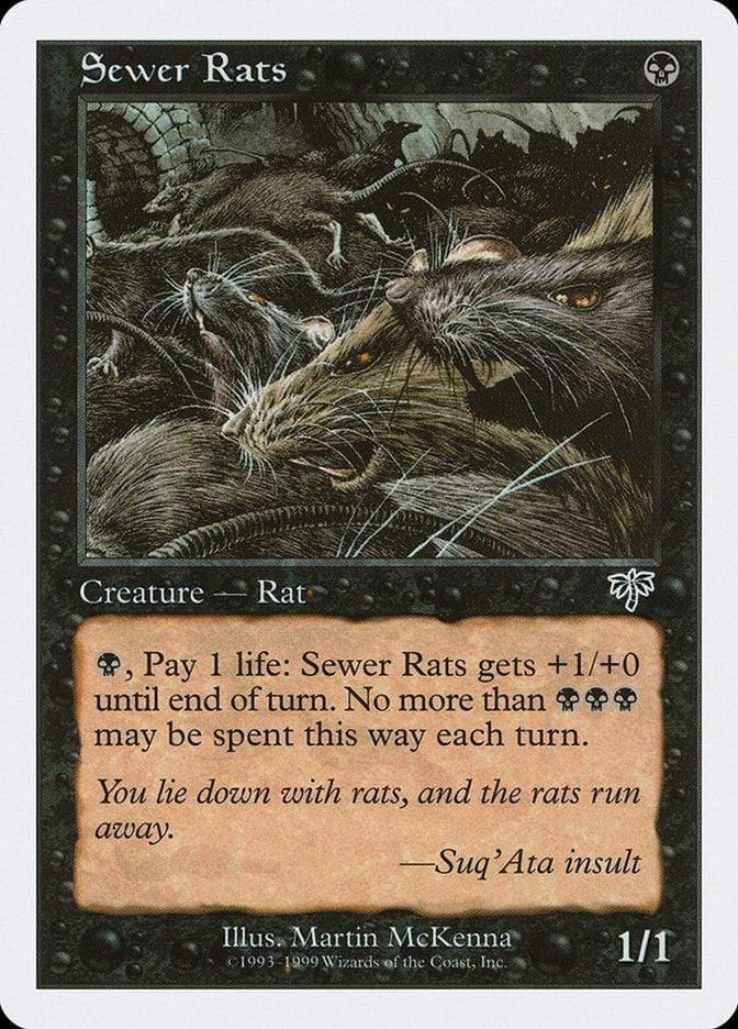Magic: The Gathering MTG Single Sewer Rats [Battle Royale Box Set]