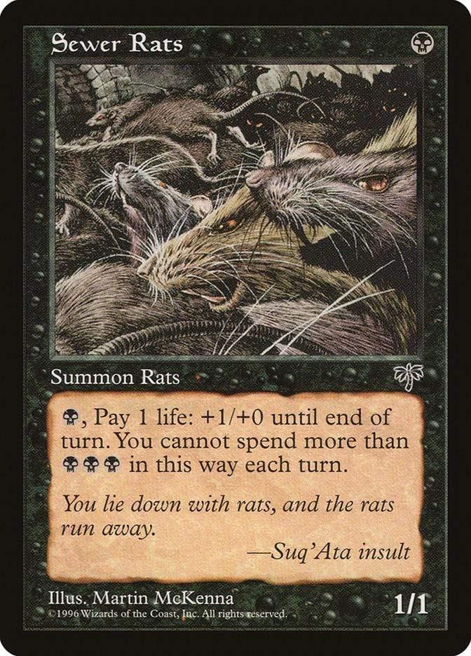 Magic: The Gathering MTG Single Sewer Rats [Mirage]