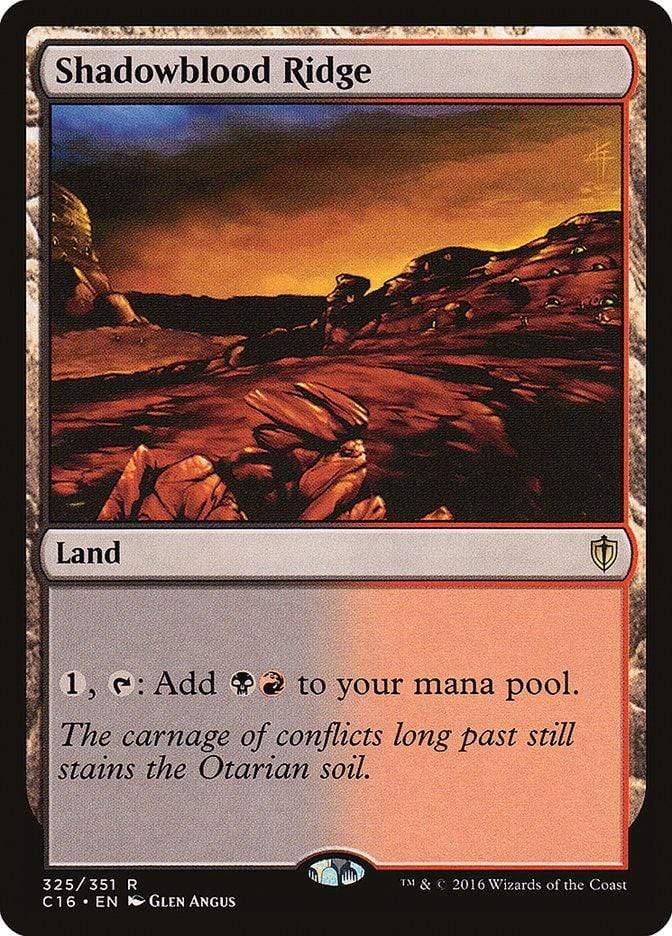 Magic: The Gathering MTG Single Shadowblood Ridge [Commander 2016]