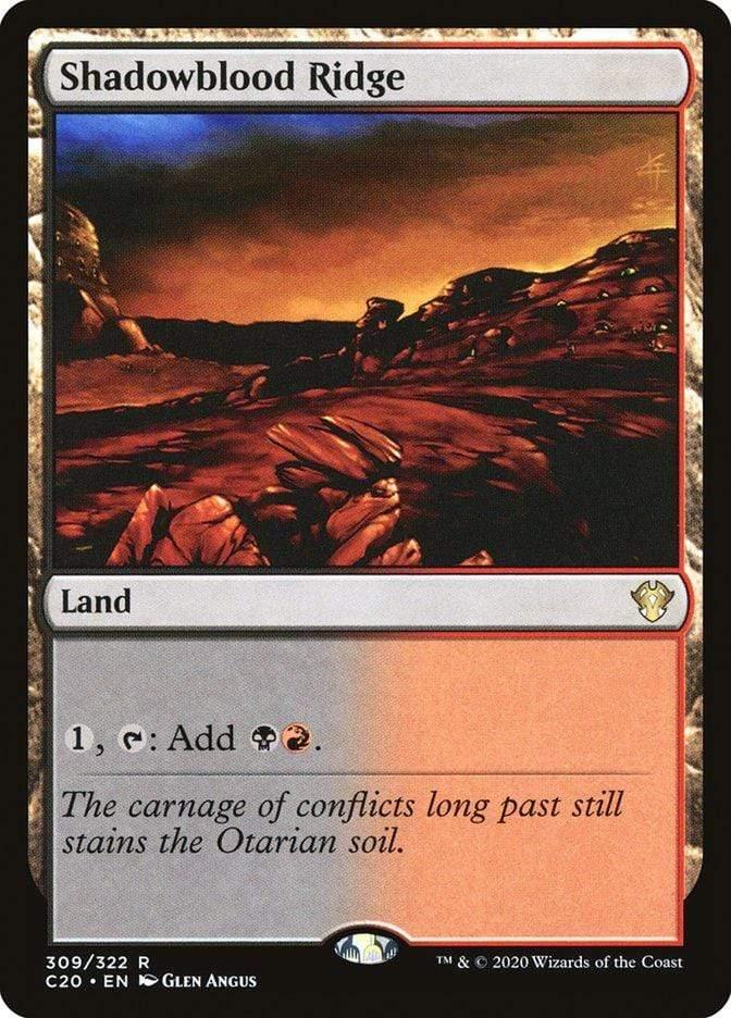 Magic: The Gathering MTG Single Shadowblood Ridge [Commander 2020]