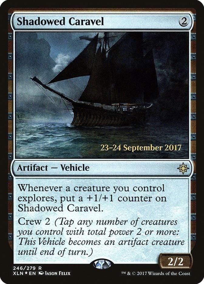 Magic: The Gathering MTG Single Shadowed Caravel  [Ixalan Prerelease Promos]