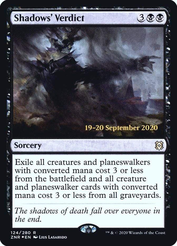 Magic: The Gathering MTG Single Shadows' Verdict [Zendikar Rising Prerelease Promos]