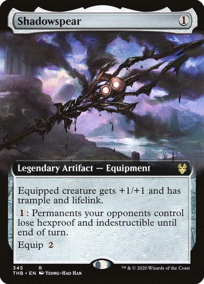 Magic: The Gathering MTG Single Shadowspear (Extended) [Theros Beyond Death]