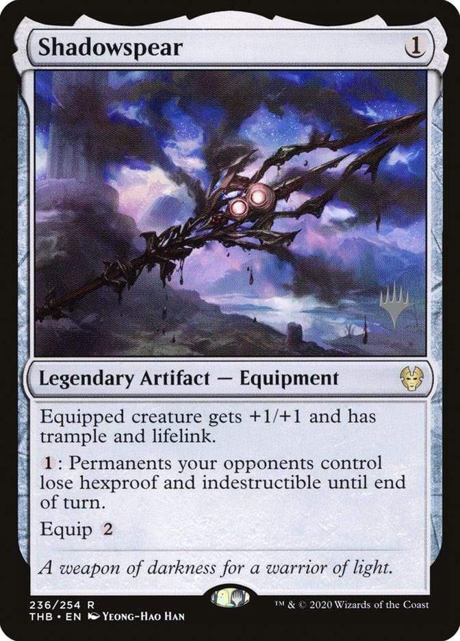 Magic: The Gathering MTG Single Shadowspear (Promo Pack) [Theros Beyond Death Promos]