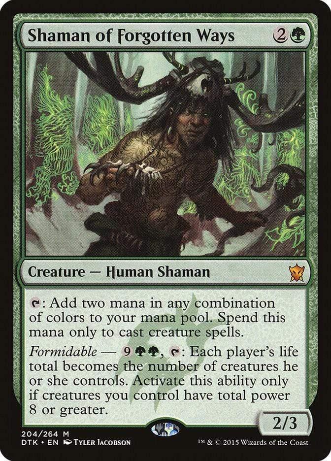 Magic: The Gathering MTG Single Shaman of Forgotten Ways [Dragons of Tarkir]