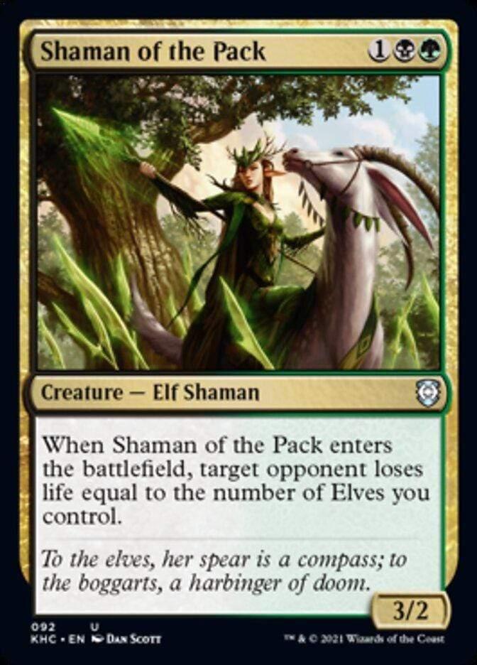 Magic: The Gathering MTG Single Shaman of the Pack [Kaldheim Commander]