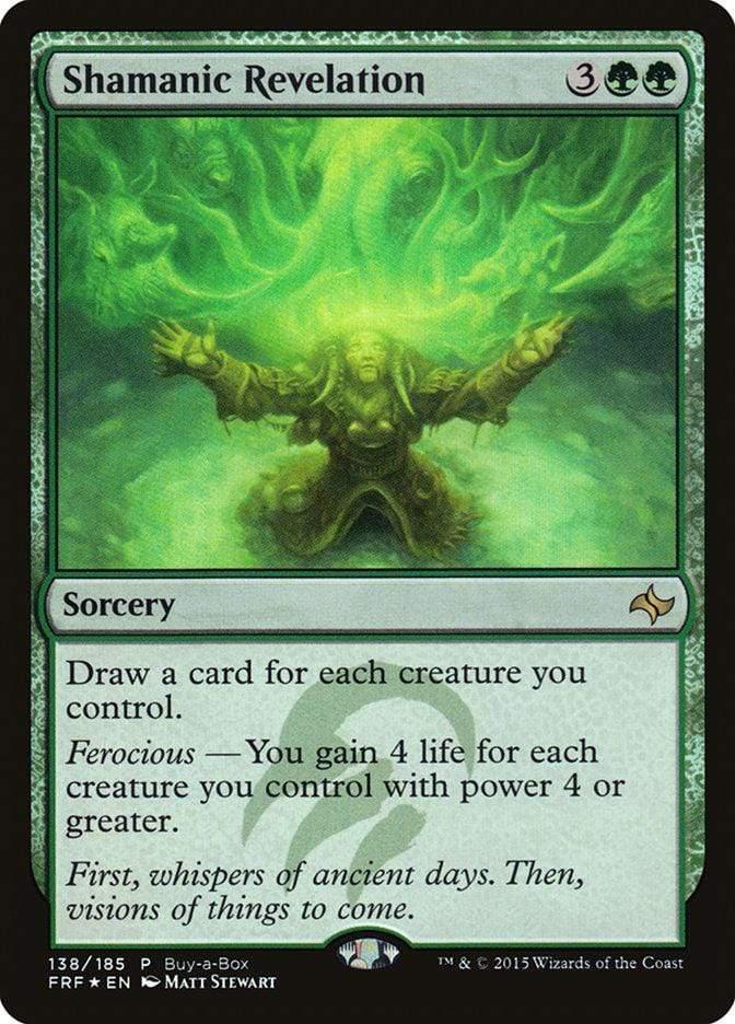 Magic: The Gathering MTG Single Shamanic Revelation (Buy-a-box) [Fate Reforged Promos]
