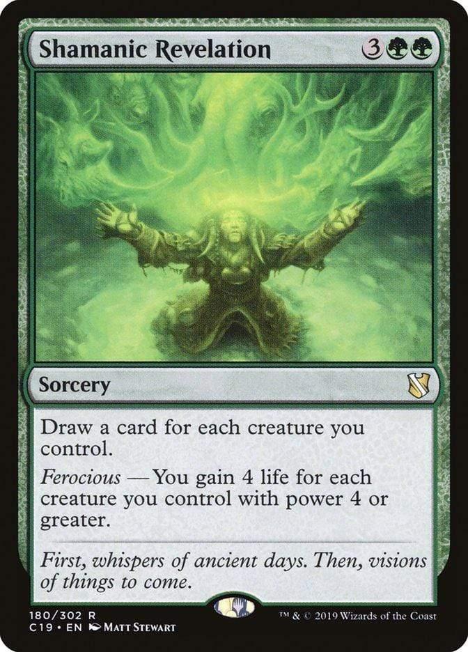 Magic: The Gathering MTG Single Shamanic Revelation [Commander 2019]