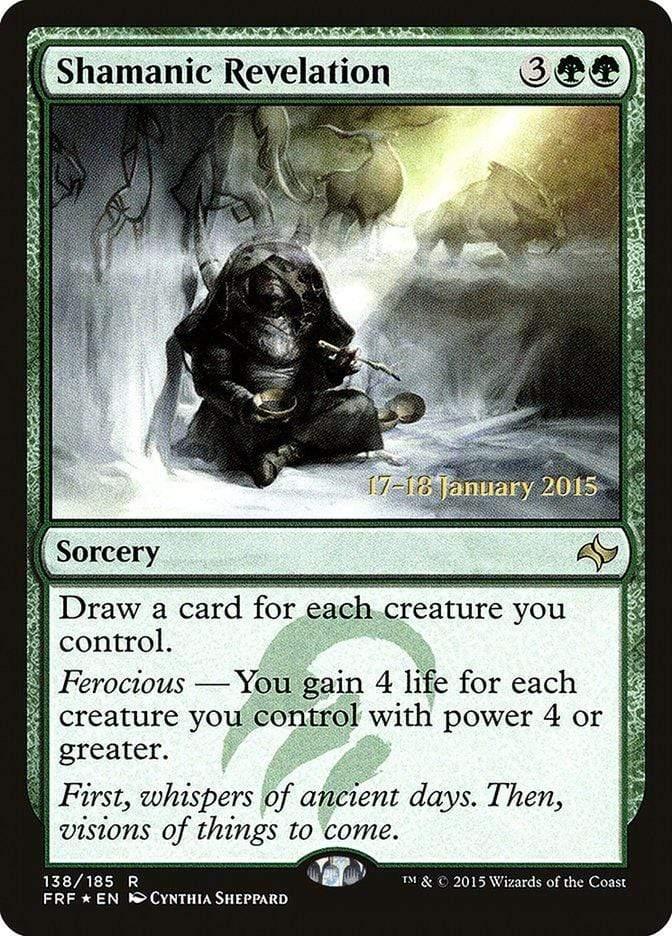 Magic: The Gathering MTG Single Shamanic Revelation  [Fate Reforged Prerelease Promos]