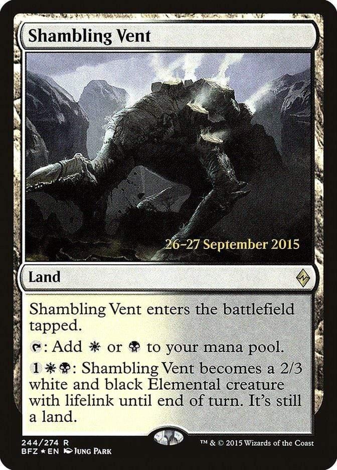Magic: The Gathering MTG Single Shambling Vent  [Battle for Zendikar Prerelease Promos]