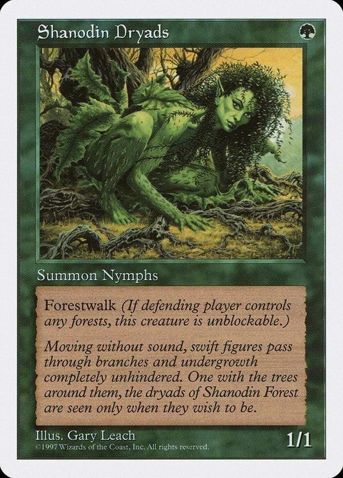 Magic: The Gathering MTG Single Shanodin Dryads [Fifth Edition]