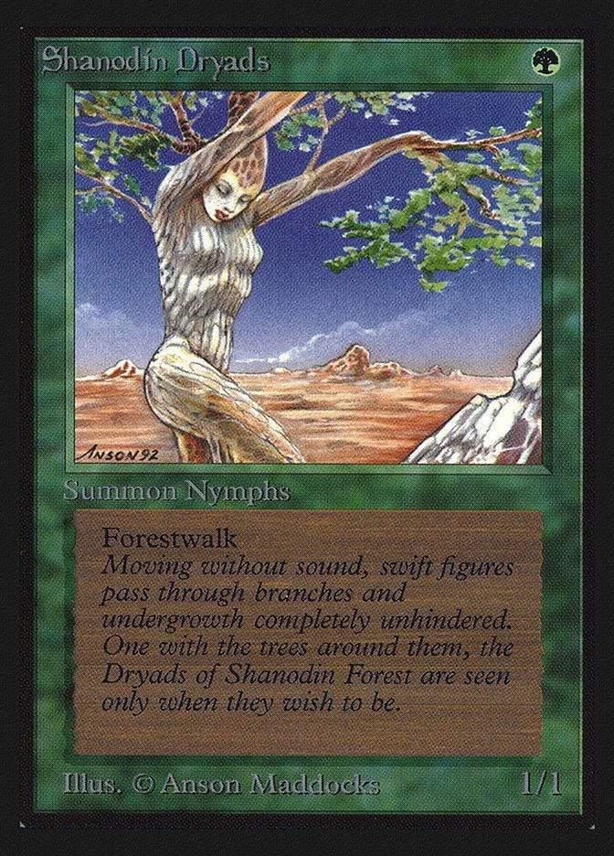 Magic: The Gathering MTG Single Shanodin Dryads [International Collectors’ Edition]