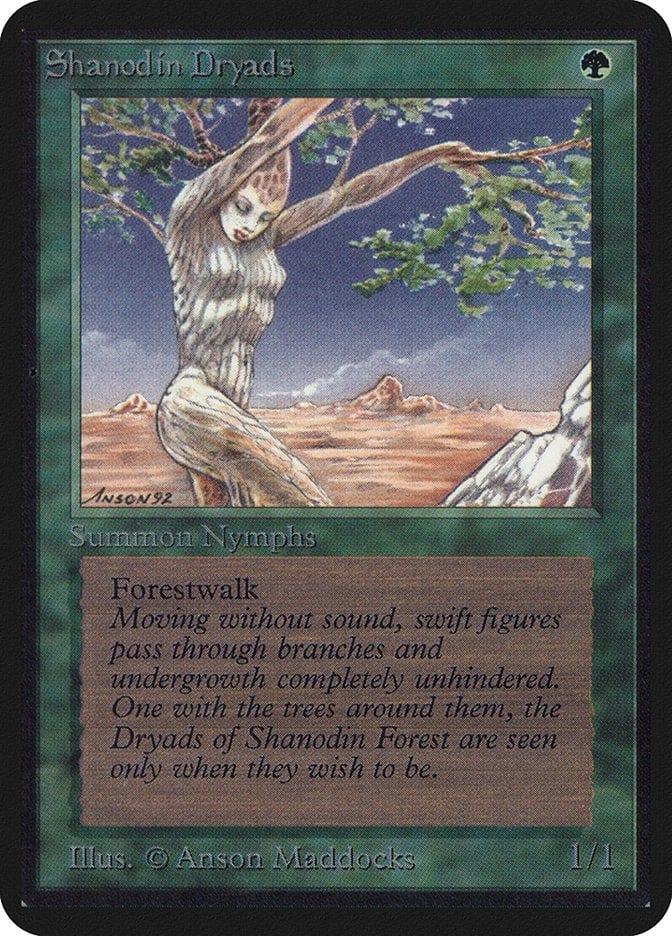 Magic: The Gathering MTG Single Shanodin Dryads [Limited Edition Alpha]